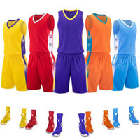 Basketball Wear Suit Boys' Jersey Printed Elementary School Training Camp Group Purchase Quick-Dry Vest Adult Competition Team Uniform Sports pants HT9v