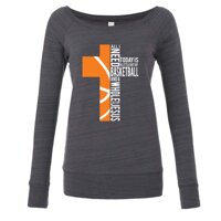Basketball Whole Lot of Jesus Women's Fleece Crew Sweatshirt