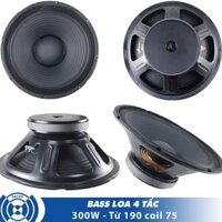 Bass 4 tấc 300w Từ 190 coil 75 - dùng để lắp loa kéo và các thiết bị khác - 1 cái