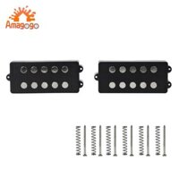 Bass Humbucker Double Coil Pickup màu đen cho đàn Guitar Bass, dễ dàng