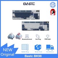 Bastc BK98 Customized keyboard Wireless Bluetooth three mode hot plug mechanical keyboard