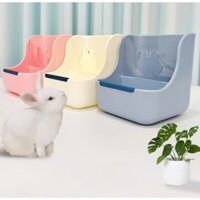 Bát ăn 2 in 1 thanh chắn Mika dùng cho thỏ cảnh, chuột lang, bọ ú, sóc, chinchilla