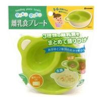 Bát ăn chia ngăn cho bé màu xanh (KBN)