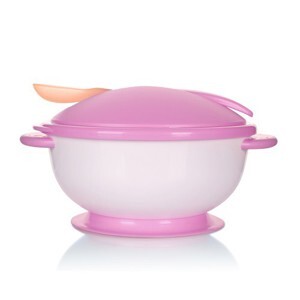 Bát ăn dặm kèm thìa báo nhiệt Upass UP5026Y