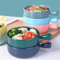 Bát Ăn Mì / Phô Mai Bằng Melamine Có Tay Cầm Phong Cách Nhật Bản Sáng Tạo