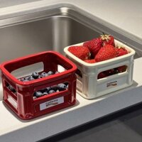 Bát bắp rang bơ gốm sứ Bát ăn vặt Khoai tây chiên Giỏ đựng đồ ăn vặt Bát Kẹo Trái Cây phòng khách gia dụng