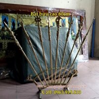 Bát bửu, chấp kích, 8 binh khí bày trên bàn thờ 60cm, giá bộ bát bửu, bán bộ bát bửu, bát bửu bằng đồng, đồ đồng