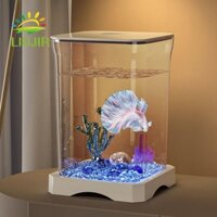 Bát cá để bàn LIUJIR có lỗ cho ăn Thiết thực cho tôm cá hề