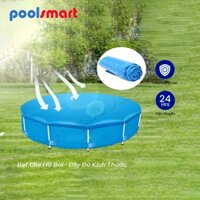 Bạt che hồ bơi tròn ĐK3m05 Bạt phủ bể bơi khung kim loại Bể bơi gia đình bể bơi phao vệ sinh hồ bơi