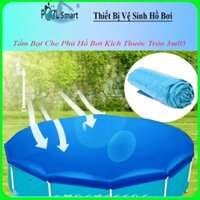 Bạt che hồ bơi tròn đường kính 3m05 Bạt phủ bể bơi khung kim loại Bể bơi gia đình bể bơi phao vệ sinh hồ bơi