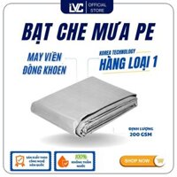 Bạt Che Mưa HÀNG LOẠI 1, Bạt Che Nắng Mưa Ngoài Trời Khổ 2M, 3M, 4M Chống Thấm May Viền Bấm Khoen