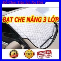 Bạt che nắng kính lái ô tô - Cách nhiệt chống nóng hiệu quả , hàng dày phản quang 3 lớp