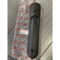 Bát che nóng pô sirius mới nhựa đen