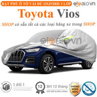 Bạt che phủ ô tô Toyota Vios 3 lớp cao cấp - OTOALO