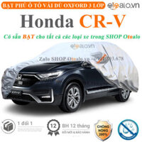 Bạt che phủ xe Honda CRV 3 lớp cao cấp – OTOALO