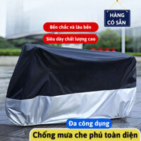 Bạt Che Phủ Xe Máy Cao Cấp SG Decor Áo Trùm Che Nắng Mưa Đa Dạng Kích Cỡ Lớn Che Phủ Tốt