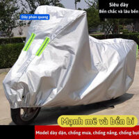 Bạt Che Phủ Xe Máy Loại Dày Dặn JoyHaven Áo Trùm Phủ Bọc Che Nắng Mưa Xe Máy Đa Dạng Kích Cỡ Lớn Che Phủ Tốt
