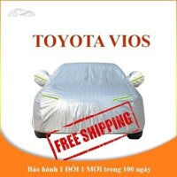 Bạt che phủ xe ô tô 5 chỗ TOYOTA VIOS chống nắng mưa - bạt trùm xe ô tô 3 lớp chống nóng không thấm nước .