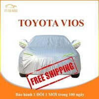 Bạt che phủ xe ô tô 5 chỗ TOYOTA VIOS chống nắng mưa - bạt trùm xe ô tô 3 lớp chống nóng không thấm nước