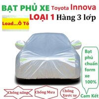 Bạt Che Phủ Xe Toyota Innova Cao Cấp (bạt 3 lớp Tráng Nhôm, chống xước)