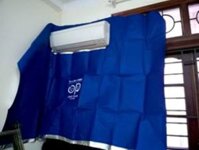 BẠT CHE TƯỜNG VỆ SINH MÁY LẠNH TA918AY