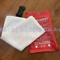Bạt chống cháy màu trắng chất liệu vải sợi thủy tinh