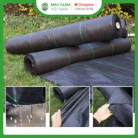 Bạt chống cỏ giá rẻ, bạt chống cỏ đa năng MAY FARM 75G, 90G (kích thước 1 m x 200 m) giúp chống cỏ, chống nắng