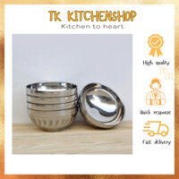 Bát cơm inox 2 lớp Đk 11.5cm ( combo 10 chiếc)