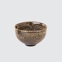 Bát Cơm Kiểu Nhật D13 - Bát Cúp Cơm - Chén Ăn Cơm Kiểu Nhật - Gốm Sứ Cao Cấp Bát Tràng - Men Gấm Vàng