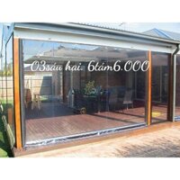 Bạt cuốn che mưa , ngăn nhiệt, cản bụi PvC trong suốt