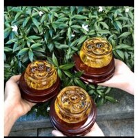 Bát đá lưu ly kèm đế xoay