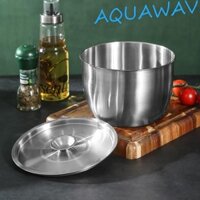 Bát đánh trứng AQUAWAV, chậu đánh trứng chống rỉ bằng thép không gỉ, đa chức năng có nắp dung tích lớn Lard có thể bột