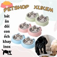 BÁT ĐÔI CON ẾCH KHAY INOX