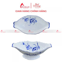 Bát đựng gà cúng đĩa gà thắp hương nguyên con gốm sứ Bát Tràng chính hãng Gốm Thiên Long 236014