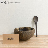 Bát gáo Dừa Chén gáo dừa cao cấp, ăn Salad, hoa quả dầm  ongtre Vietnam - Bát Mộc  Muỗng Mun