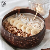 Bát Gáo Dừa ECOHUB Cao 6, 8cm  - Bát thấp