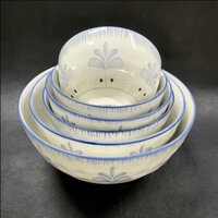 Bát gạo Jinbaoyuan Qingya chính hãng 4.5/5/6/7/ 8inch bát, bát mì, bát súp, bát lớn bằng gốm tráng men