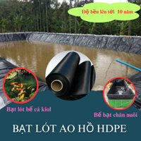 Bạt HDPE, Bạt lót hồ ốc, bạt lót hồ nuôi tôm, cá, ếch, lươn... loại 0.3mm(3zwm)