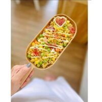 BÁT HÌNH CHỮ NHẬT CÓ TAY CẦM-THỐ GỖ HCN TAY CẦM