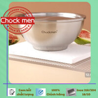 Bát inox giữ nhiệt 2 lớp có nắp Chockmen