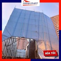 Bạt kẻ dọc bạt kẻ dứa bạt xây dựng dùng trong công trình xây dựng 3,8mx50m Mạnh Phát