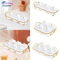 Bát Kẹo Flameer Có Nắp Khay Chia Đĩa Phục Vụ Cho Món Khai Vị