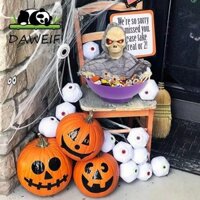 Bát kẹo Halloween DAWEIF Ngôi nhà ma ám thực tế chạy bằng pin