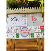BẠT LẮC TÀI XỈU | bạt đặt chơi tài xỉu