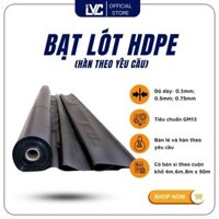 Bạt Lót Hồ Cá HDPE 0.75mm (7.5 Zem) Bạt Chống Thấm Siêu Dày Bền 10 Năm Làm Hầm Biogas, Chứa Nước Nuôi Cá Koi
