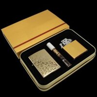 Bật lửa 2 ruột sạc điện và xăng kèm tẩu lọc Z1