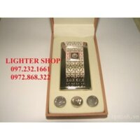 Bật lửa Cảm ứng Honest hoa văn trắng