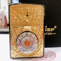 Bật lửa Chief đồng nguyên chất có Nút Xoay chủ đề 12 con giáp