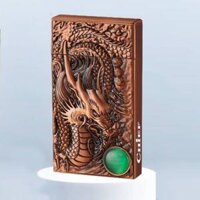 Bật lửa Chief hình rồng cẩn ngọc – gas đá