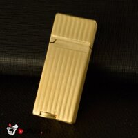 Bật Lửa Đánh Đá Dùng Xăng Đồng Hình Trụ - -